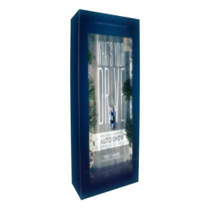 SEG FABRIC POP UP STAND WITH LED LIGHTS