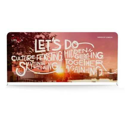 5M SOFT TOUCH STRAIGHT FABRIC DISPLAY