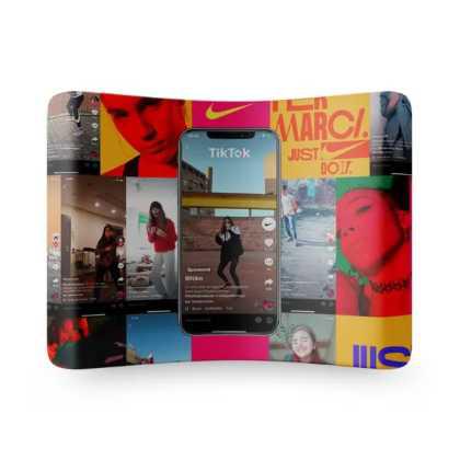 3M SOFT TOUCH CURVED FABRIC DISPLAY