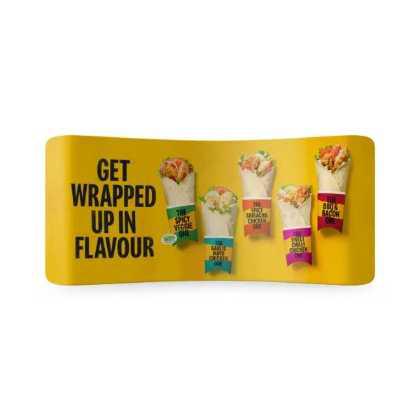 5M SOFT TOUCH CURVED FABRIC DISPLAY