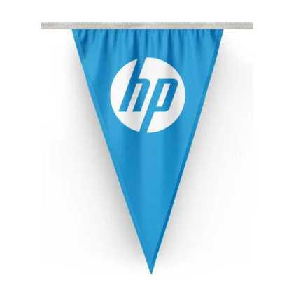 PROMOTIONAL PRINTED BUNTING-KNITTED POLYESTER-TRIANGLE