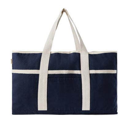 VINGA Volonne AWARE™ recycled canvas beach bag