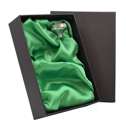 Gift Box and Funnel - 6oz - Satin - Green