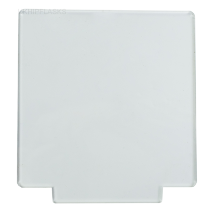 Square with Tab - 150x150mm - Pre Cut Acrylic - Clear