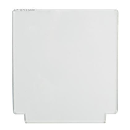 Square with Tab  - 150x150mm - Pre Cut Acrylic - Clear