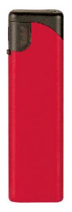 Nola 2 PIEZO lighter matt red refillable body matt red, cap black, pusher black