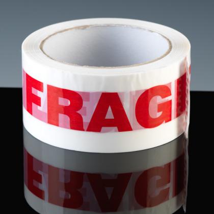 Fragile with Care' tape