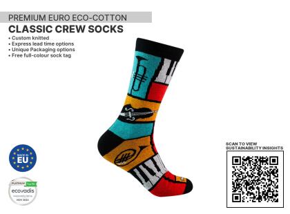 Gaiayva Cotton Crew Sustainable Socks