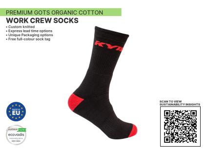 Onyxur Cotton Crew Sustainable Socks