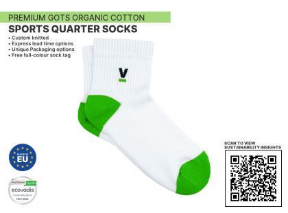 Pioneerysy Cotton Quarter Sustainable Socks
