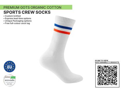 Xiarae Cotton Crew Sustainable Socks
