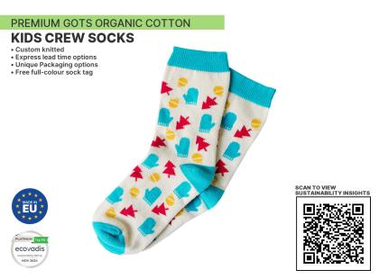 Llama Cotton Crew Sustainable Socks