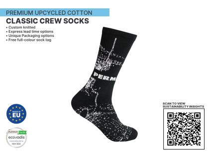 Pear Cotton Crew Sustainable Socks