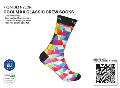 Poleue Crew Sustainable Socks