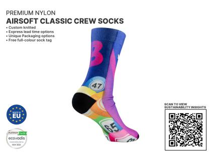 Charmur Polyester Crew Sustainable Socks