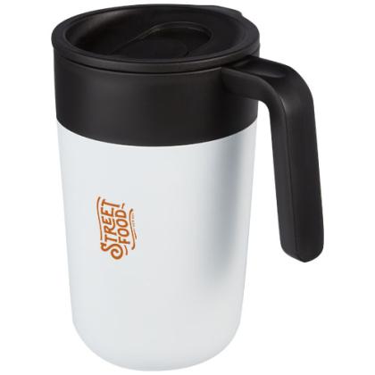Nordia 400 ml double-wall recycled mug - Image 3