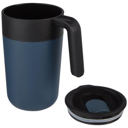 Nordia 400 ml double-wall recycled mug - Image 2