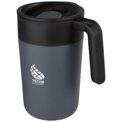 Nordia 400 ml double-wall recycled mug - Image 3