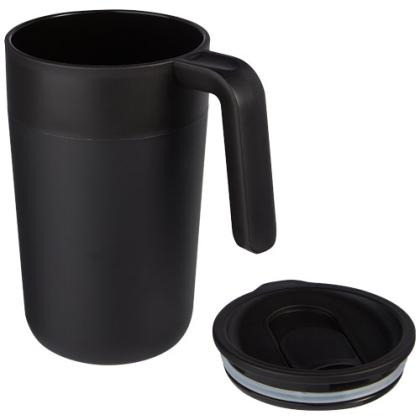 Nordia 400 ml double-wall recycled mug - Image 2