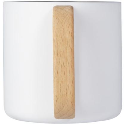Bjorn 360 ml RCS certified recycled stainless steel mug with copper vacuum insulation - Image 2