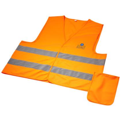 RFX™ Watch-out XL safety vest in pouch for professional use - Image 3