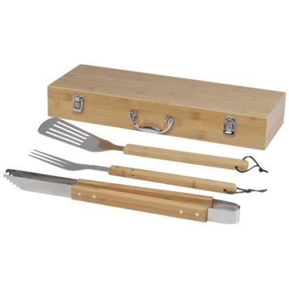 Bayovi Bamboo Piece Bbq Set