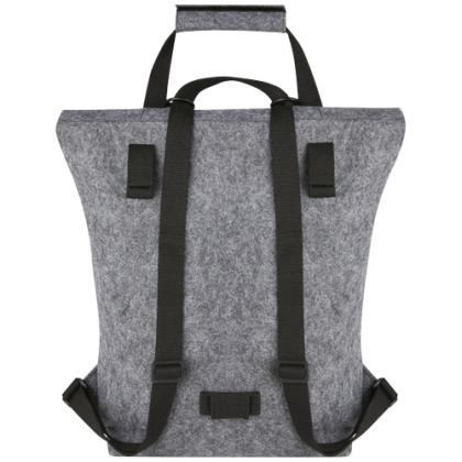 Felta GRS recycled felt roll-top bike bag 13L - Image 2
