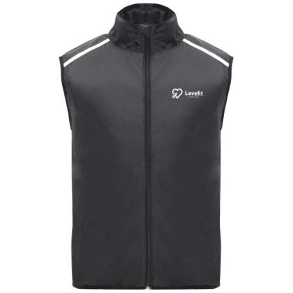 Jannu unisex lightweight running bodywarmer - Image 3