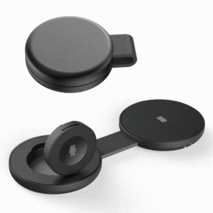 Noir Clam folding wireless charging station - Image 3