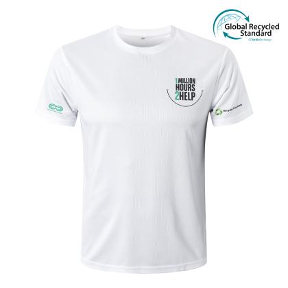Drizzleiva Polyester Round Collar Tee