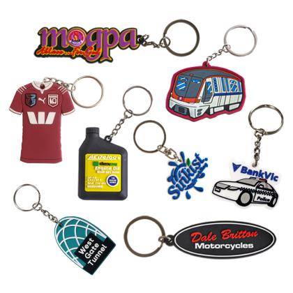 Edgeae Plastic Shape Pvc Keyring