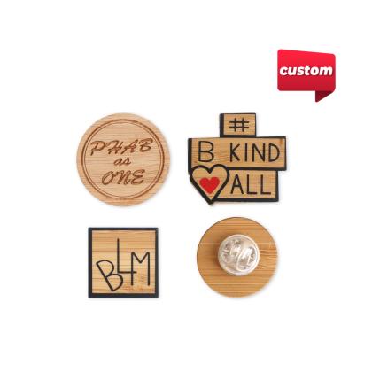 Blendium Bamboo Lapel pin badges