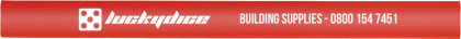 Carpenters Wooden Pencil - Red
