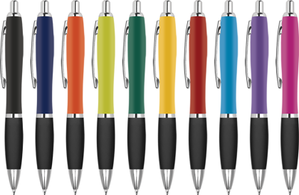 Contour Metal Soft Feel Ballpoint Pen