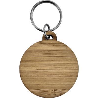 The Graina - Bamboo keyring (Round)