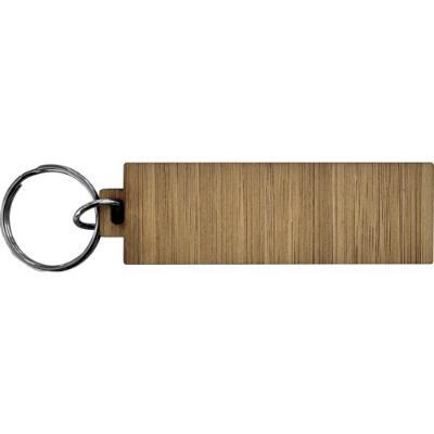 The Orana - Bamboo keyring (Rectangle - Long)