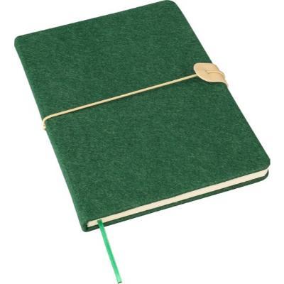 The Dario - Recycled felt notebook (approx. A5)