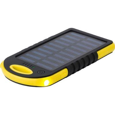 The Arin - Rubberized solar power bank (4000 mAh).