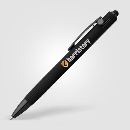 Saga Recycled Aluminium Bolt Action Stylus Pen