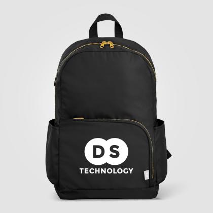 Kora rPET Dual Pocket Gold-Zip 38 cm Laptop Backpack - 20L