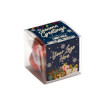 Winter Collection - Clear Cubes - Lindor Milk Chocolate Truffles