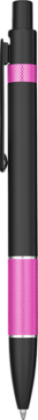 Contrast Metal Ballpoint Pen - Magenta