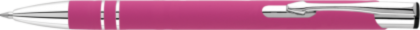 Electra Soft Feel Metal Ballpoint Pen - Pink