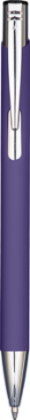 Mood Soft Feel Metal Ballpoint Pen - Purple