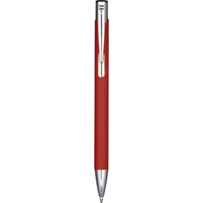Mood Soft Feel Metal Ballpoint Pen - Red