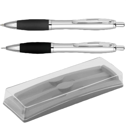 Pen Set - Contour Argent Pen and Pencil with PB02 Box