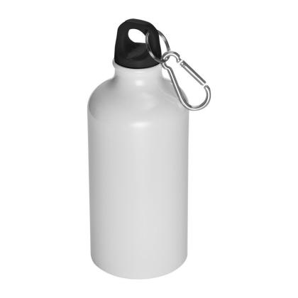 Metal Drinking Bottle with Carabiner Kielce 500 ml