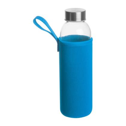 Glass Drinking Bottle in Neoprene Pouch Klagenfurt