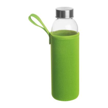 Glass Drinking Bottle in Neoprene Pouch Klagenfurt