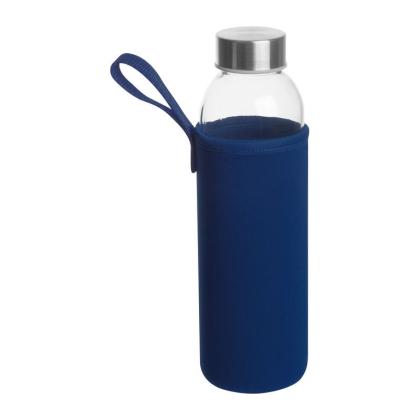 Glass Drinking Bottle in Neoprene Pouch Klagenfurt